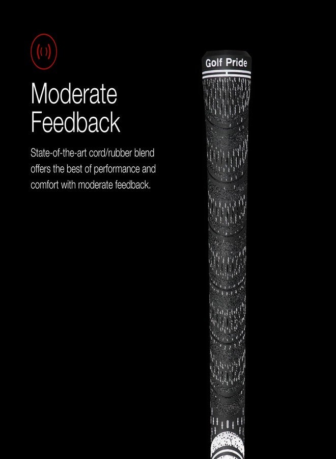 Golf Pride MCC Golf Club Grip - All-Weather Hybrid Grip - Brushed Cotton Cord & Pebbled Texture - Moisture-Wicking Technology - Midsize - Light Blue/White - Image 5